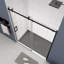 Porte de douche sans cadre de l 60 po x H 74 po-98354881