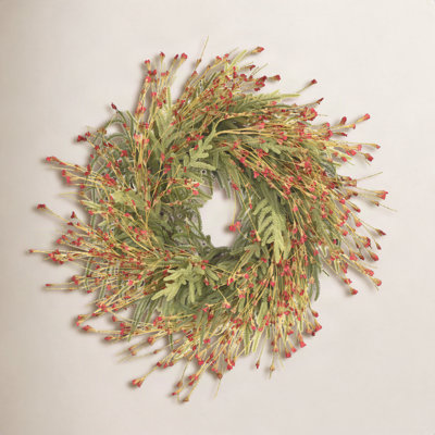 28" Handcrafted Norfolk Pine Thanksgiving Wreath
