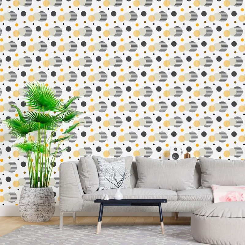 Geometric Dots Peel & Stick Wallpaper N015057
