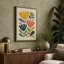 Golden Blooms Mid-Century - Wrapped Canvas-353099171-353099177