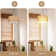 Attison 19.7" Boho Rattan 5 Lights Chandelier(Bulbs Included)