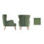 Fauteuil à oreilles rembourré Plattville-1942793176