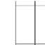 Paravent 3 panneaux vidaXL en tissu blanc 59,1 "x 86,6"-88446019-88446018-94826618