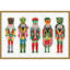 «Holiday Nutcrackers I» par Farida Zaman, reproduction d'art sur toile encadrée-194604419