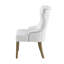 Chaise de salle à manger rembourrée grise et rustique Idalou-376707629-357335836