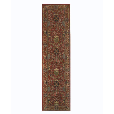 Handmade Wool Floral Area Rug