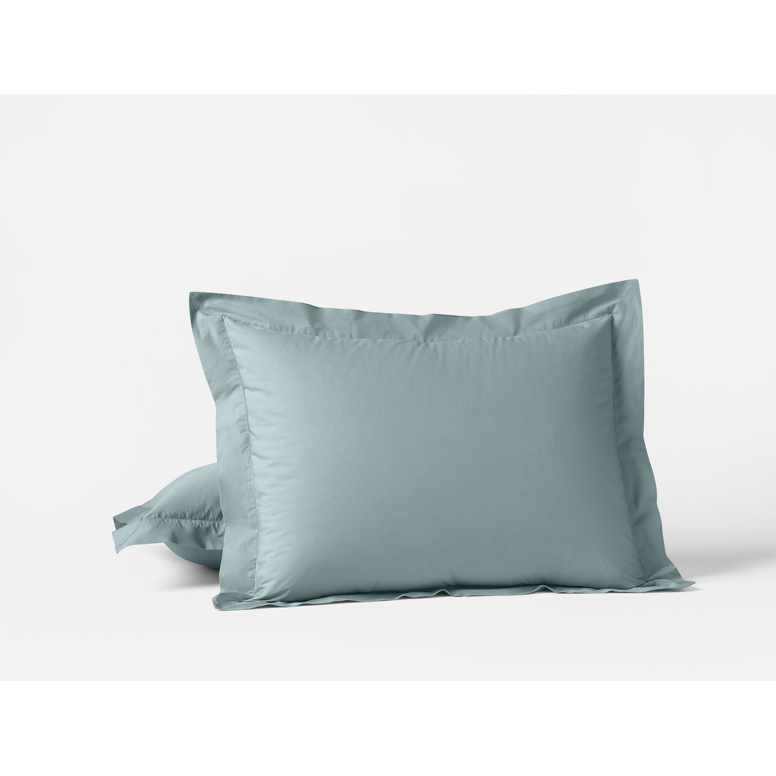 Refined Organic Classic Organic Percale Sham, Standard, Pacific Blue