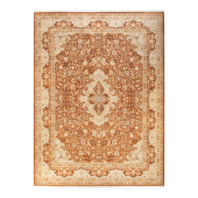 Hayner One-of-a-Kind 9' 2" X 12' 1" 2000s Wool Area Rug in Brown