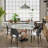 Upholstered Metal Leg Dining Chair-291902505
