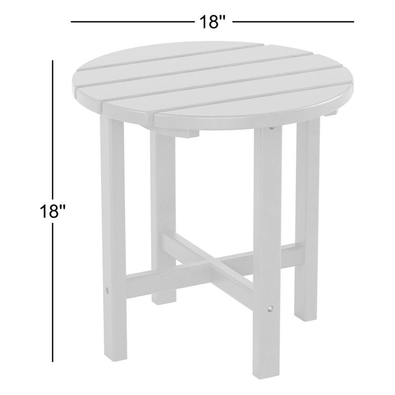 Table d'appoint d'extérieur Altura Adirondack, Teck