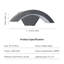 Crystopher Black Integrated LED Outdoor Wall Light Warm Light-900134214
