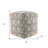 Zaiden Square Floral Pouf Ottoman