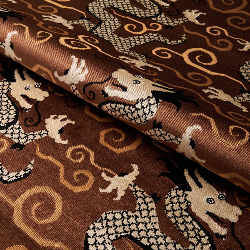 Bixi Velvet Fabric, Bronze