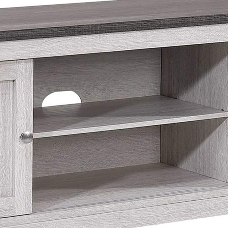 Meuble télé avec 2 portes et 2 tablettes Leya