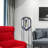 Levin 1-Light Matte Black Floor Lamp With A Smoke Glass Shade