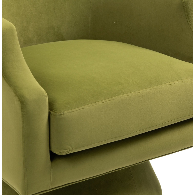 Canapé en velours 29,61 po, Velours vert