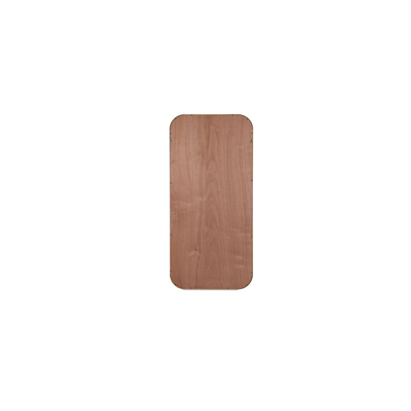 Kai Rectangle Floor Mirror, Oak Wood