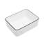 Lavabo de salle de bain rectangulaire en céramique blanche 16X12 pouces-120676308