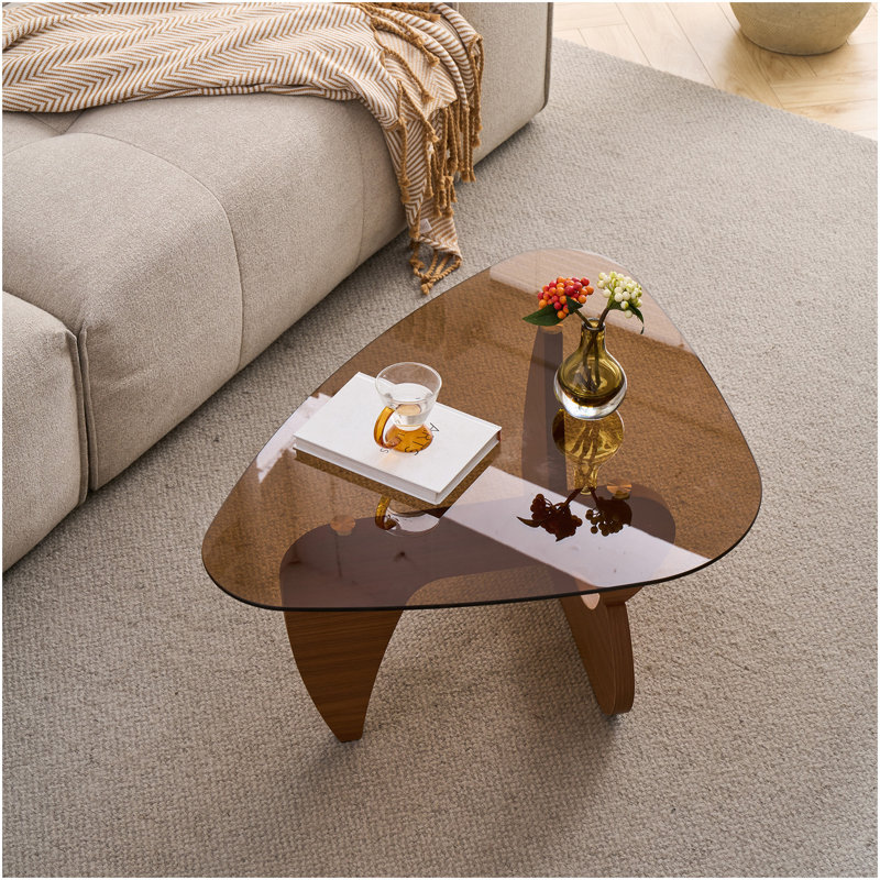 Table basse de style campagnard Century, Brown, 15.74" H x 25.59" W x 35.82" D