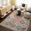 Sterne Machine Woven Beige/Blue/Orange/Pink/Teal/Yellow Indoor Rug-1578129424