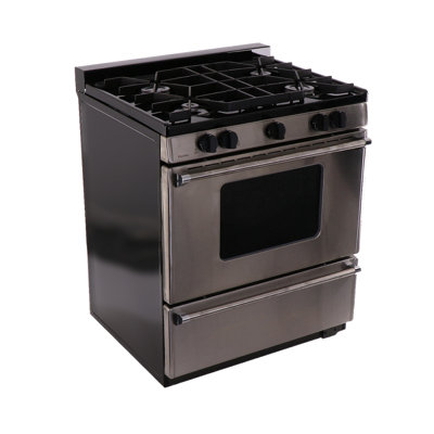 30" Pro Series Gas Range Battery Ignition