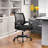 Ergonomic Mesh Task Chair with Adjustable Lumbar Support-2070788748