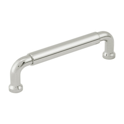Edgewood Collection Handle Pull - 5-1/16" Center to Center Cabinet Pull Polished Nickel - Transitional Hardware for Drawers & Cabinets