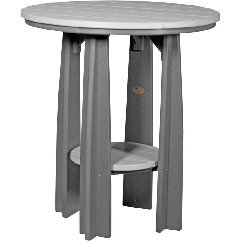Table ronde 36 po Orchimont, Gris tourterelle, Ardoise