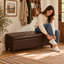 Banc de rangement en simili cuir Loggins-1367575392