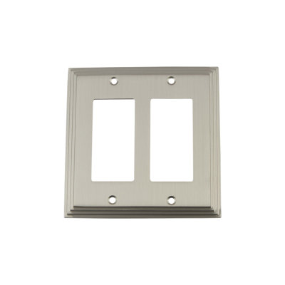 Deco 2-Gang Rocker Wall Plate