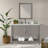Bennet 48" W Modern Shaker Soft Close Doors Vanity Cabinet with Open Storage Shelf