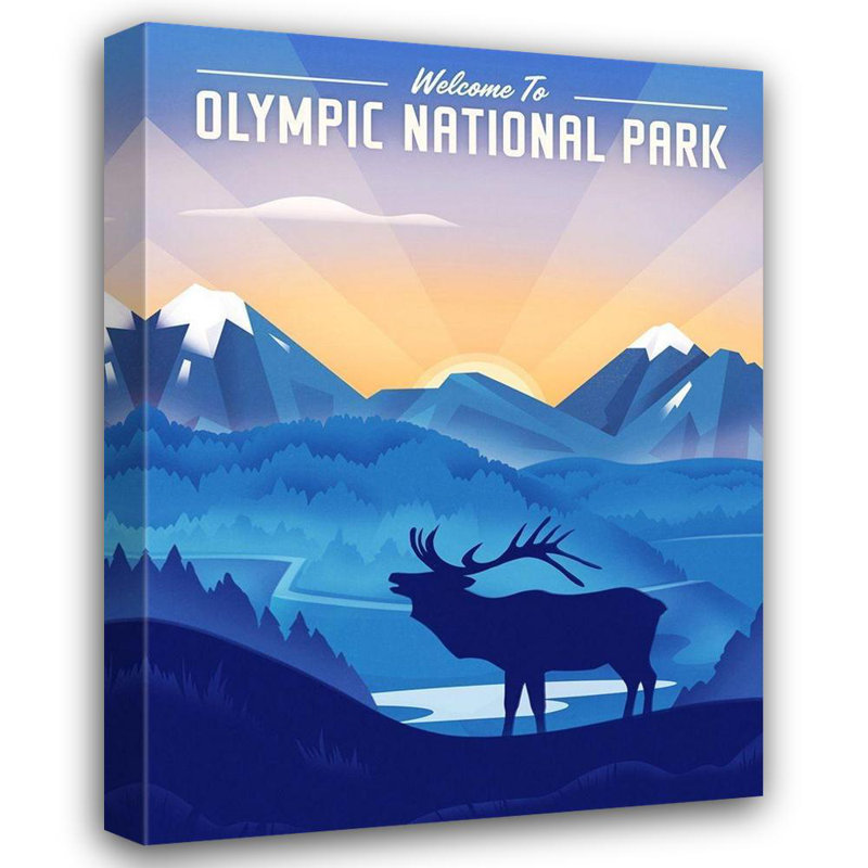 Art sur toile tendue par Trinx Wickstrom, Martin, parc national olympique, H 36 po x l 28 po