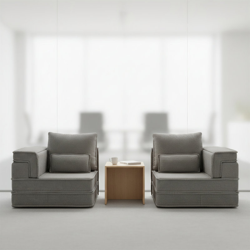Canapé modulaire convertible sans os, Gris