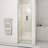 Unidoor 72" H Hinged Frameless Shower Door with ClearMax™ Technology-20961250-39782340