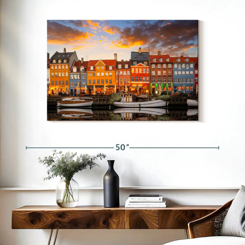 Illuminated Nyhavn Canal