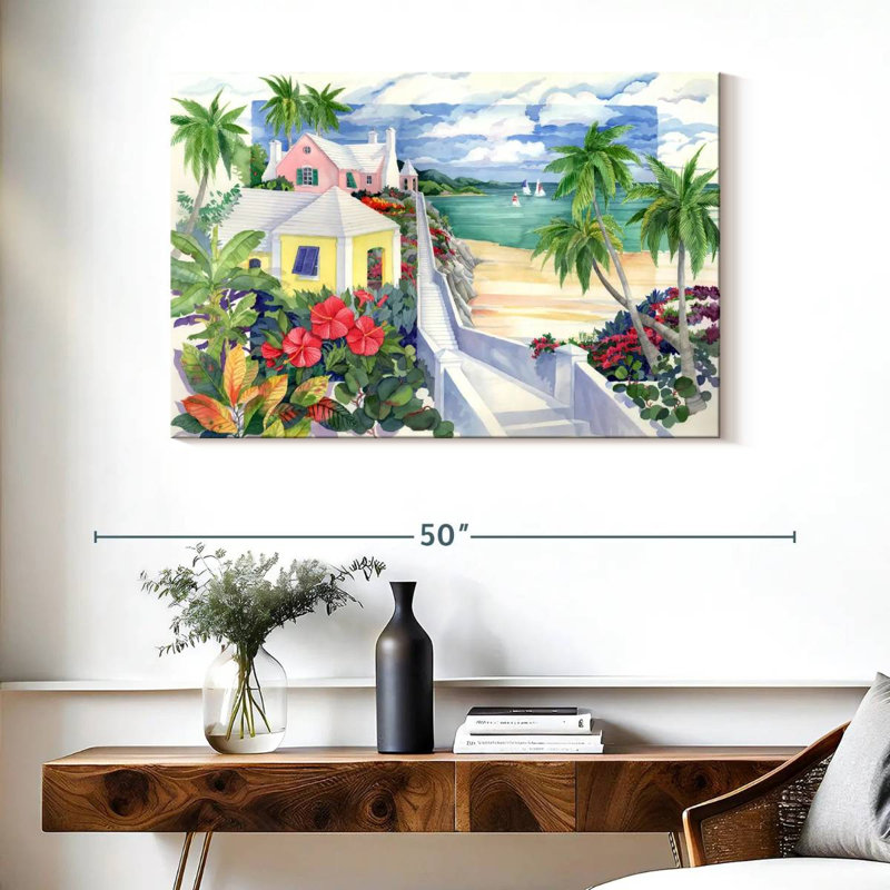 Gillard Island Cliffs, 26" H x 39" W