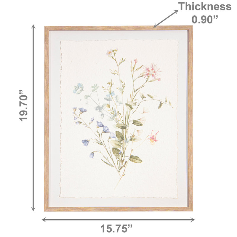Fleurs d'art encadrées Haight