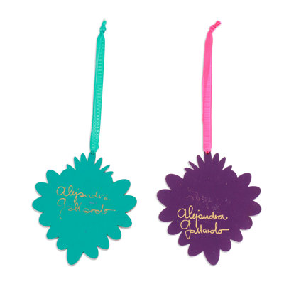 Ornements en bois Bungalow Rose