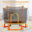 Toddlers Trampoline with Safety Enclosure Net and Balls Ball Pit Balls