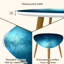 Ensemble de 2 tables basses gigognes Triangle