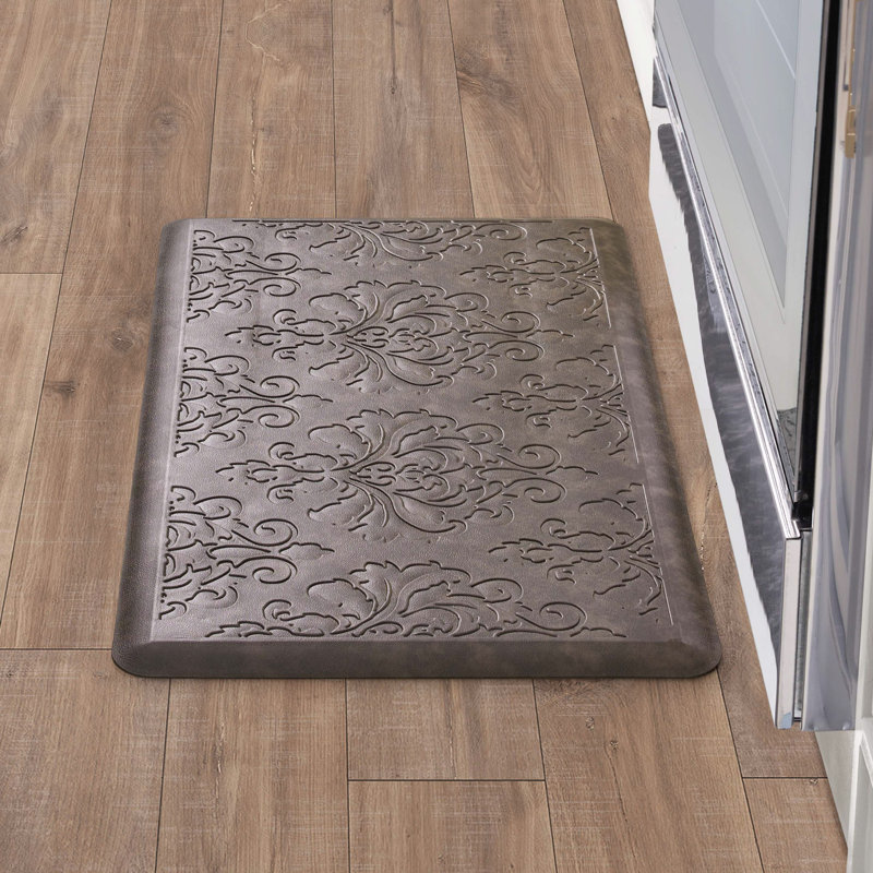 Embossed Soothing Comfort Anti-Fatigue Mat, Brown, Rectangle 1'5.5" x 2'8"