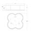Alexa Hampton Basil 17" Flush Mount-44745419