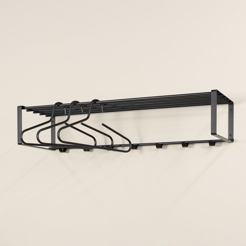 Rex Steel Wall 7 - Hook Wall Mounted Coat Rack