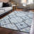 Premium Machine Washable Mayfield AMF616 Geometric Rug-1156486452-1156486476