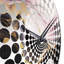 Liyat - Horloge murale peinture abstraite-136654225