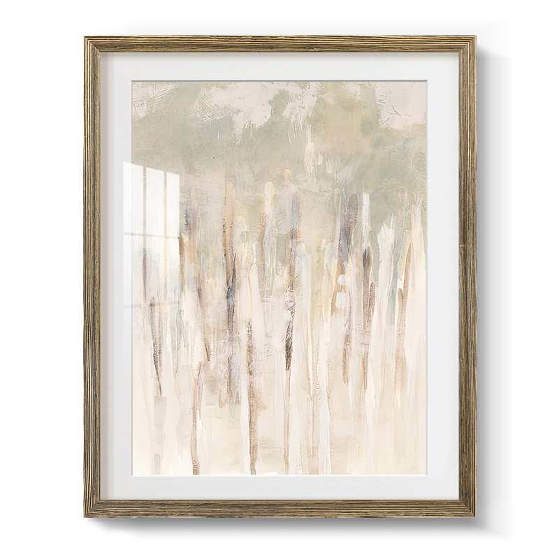 «Selective Arrangement IV», reproduction encadrée, Blanc, Papier avec cadre noyer