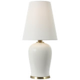 Thomas O'Brien Opera 16" Table Lamp with Linen Shade