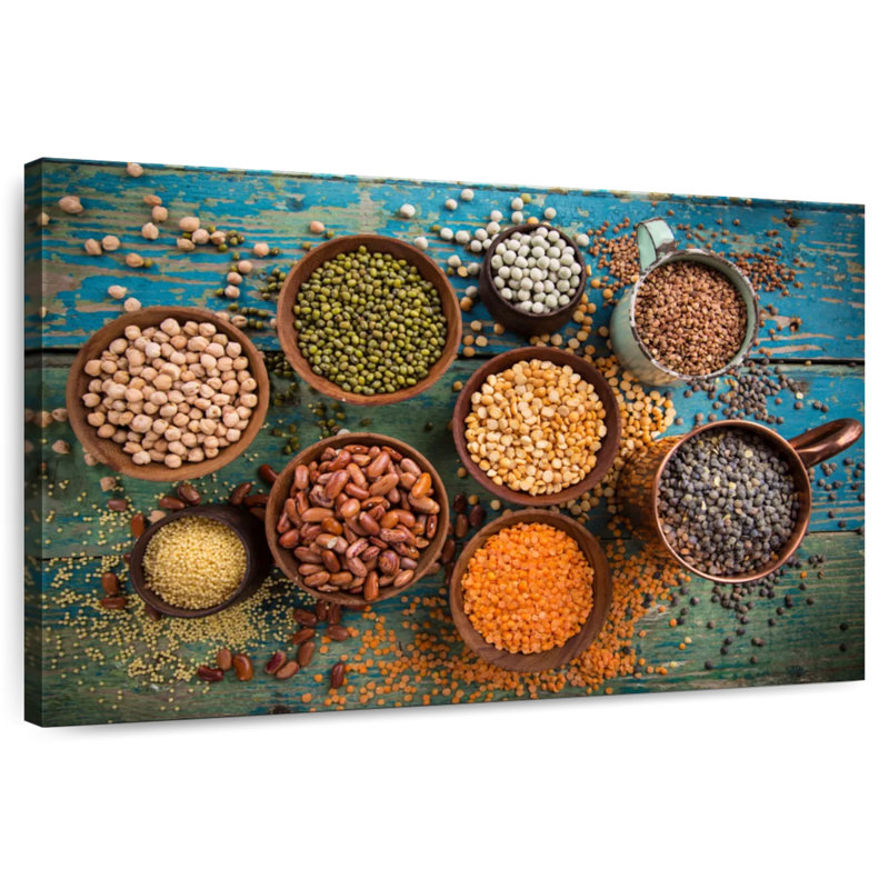 Yarlin Cups Of Legume Beans, 24" H x 36" W