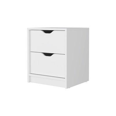 Bedroom 2 Nightstand - Ergonomic & Practical Design With 2 Drawers Elegant