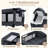 4-in-1 Convertible Baby Playard with Bassinet, Diaper Changer, Cradle&Bedside Sleeper-365987562